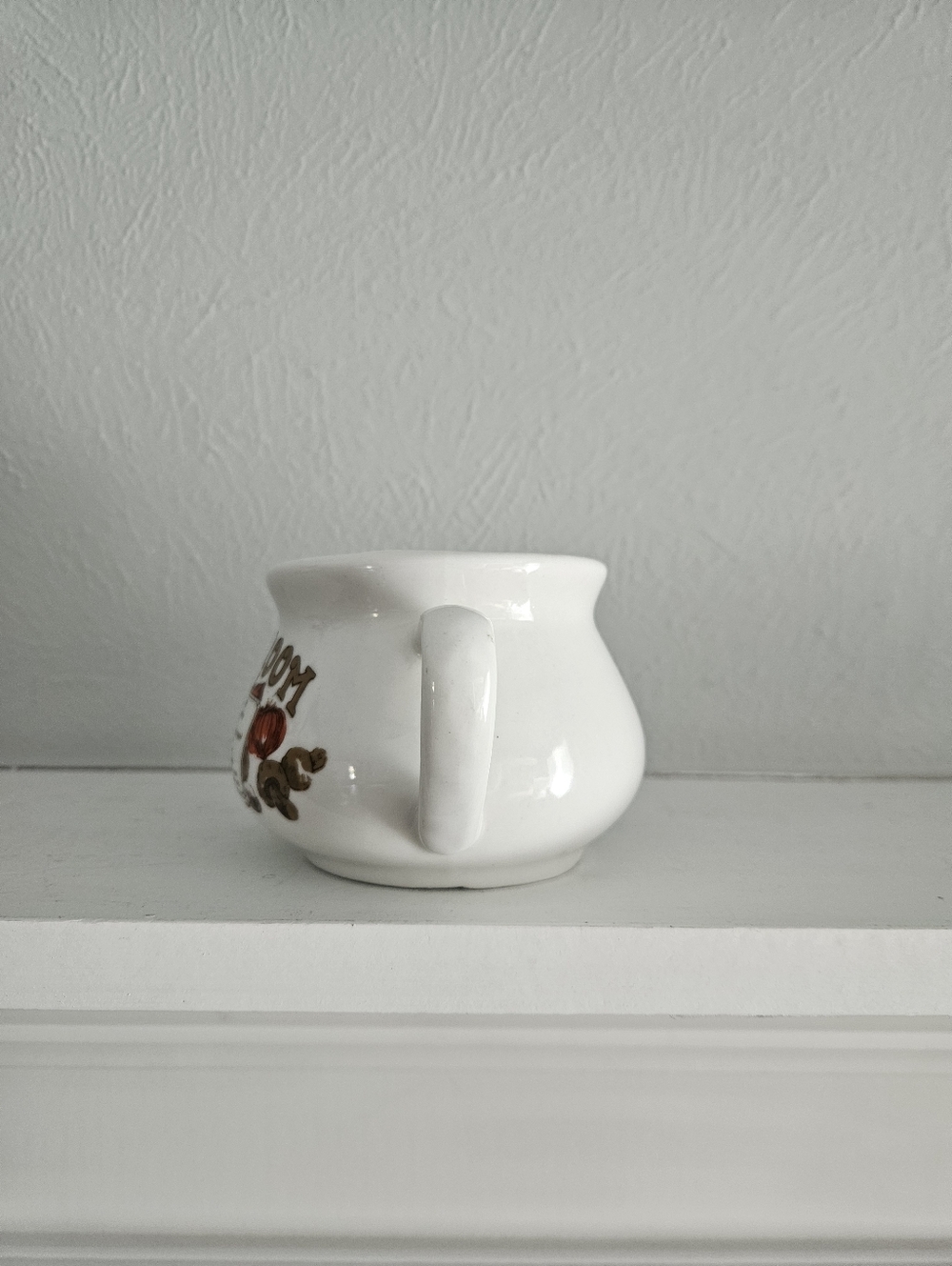 Vintage 1970s Mushroom Recipe Ceramic Soup Mug - Picture 5 of 7